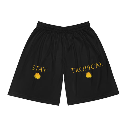 Stay Tropical Basketball Shorts – Perfect for Summer Fun